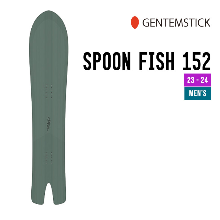 gentemstick ゲンテンスティック パウダーSPOON FISH 152 - スノーボード