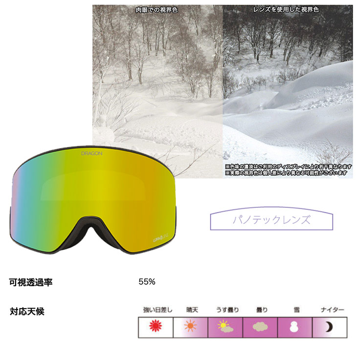 DRAGON ドラゴン PXV2 SPARE LENS ピーエックスブイ 2 スペアレンズ