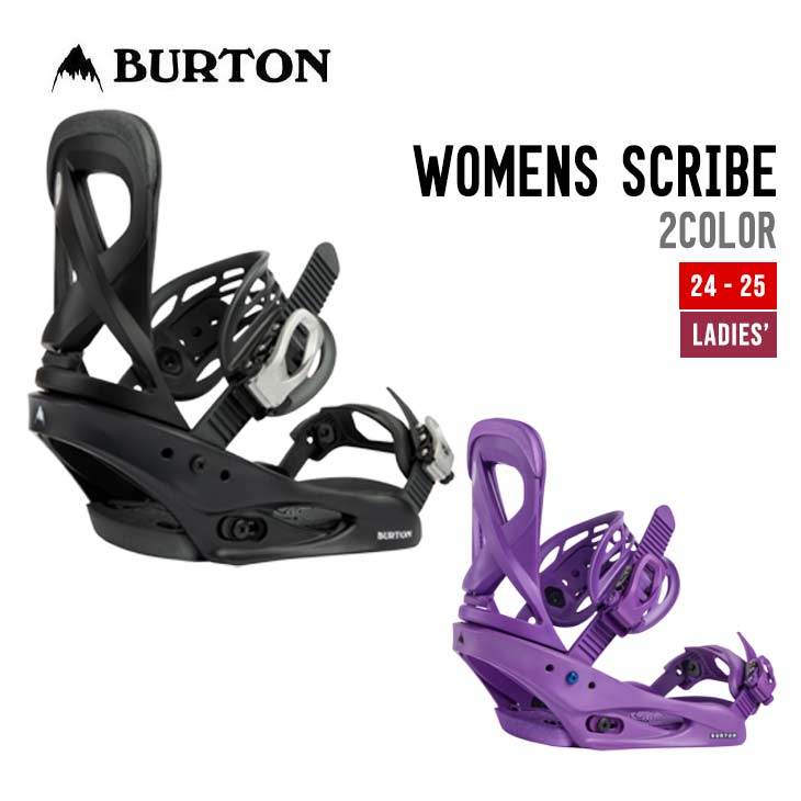 スノーボード ビンディング レディース burton SCRIBE スクライブ BURTON バートン 24-25 WOMENS SCRIBE スクライブ 2024-2025