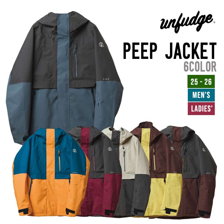 UNFUDGE アンファッジ 25-26 PEEP JACKET ピープ ジャケット 2025-2026