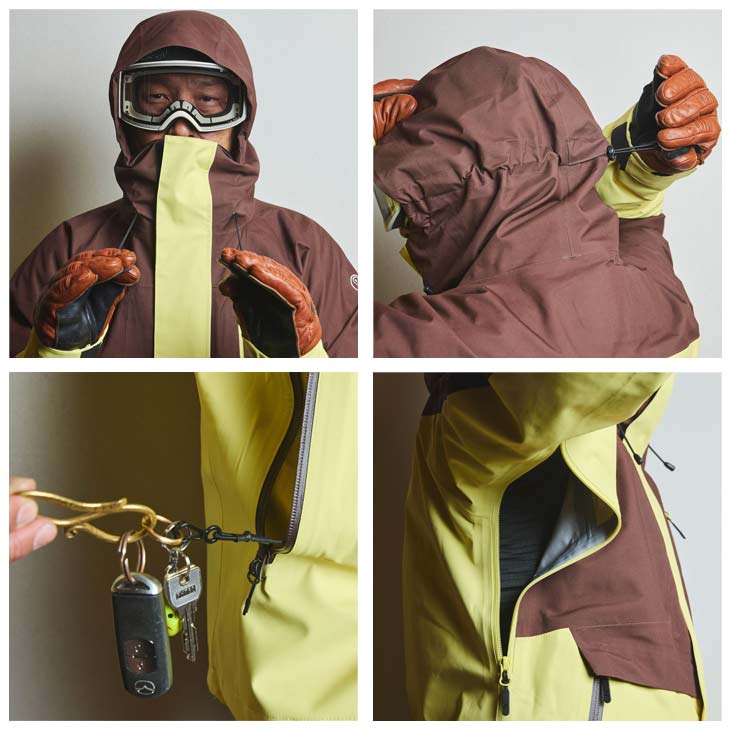 UNFUDGE アンファッジ 25-26 PEEP JACKET ピープ ジャケット 2025-2026