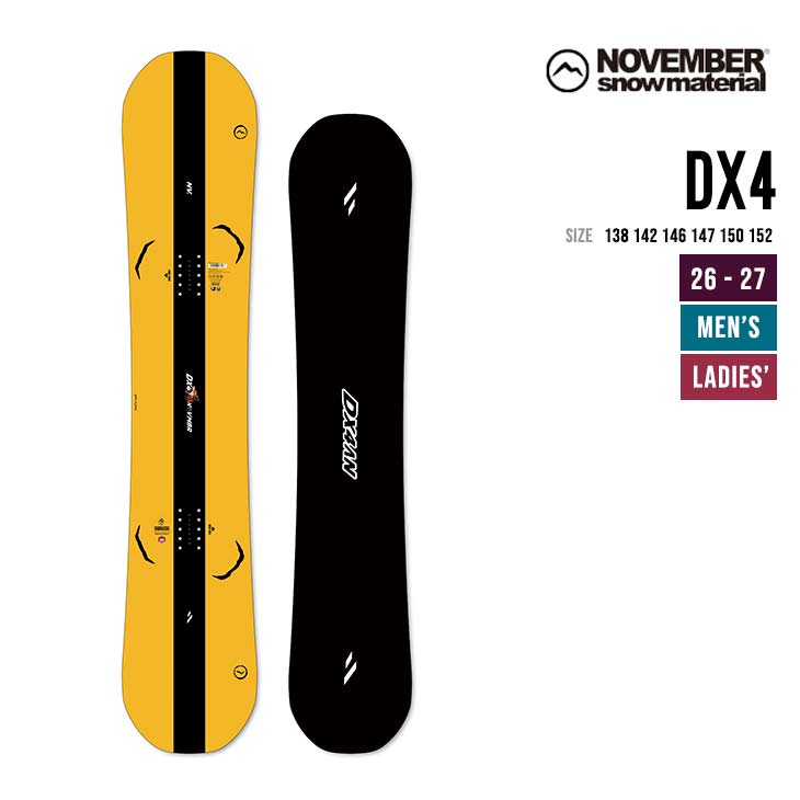 NOVEMBER �m�x���o�[ 26-27 DX4 �f�B�[�G�b�N�X�t�H�[ �X�m�[�{�[�h ���{�� ���Y  �O���g�� �W�u �����g��