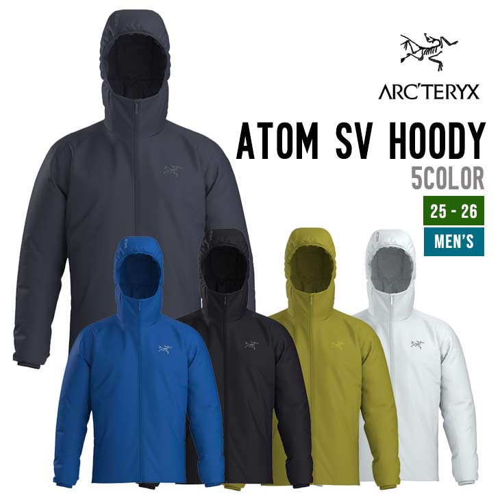 ARC'TERYX アークテリクス 25-26 ATOM SV HOODY M スノーボード 正規品