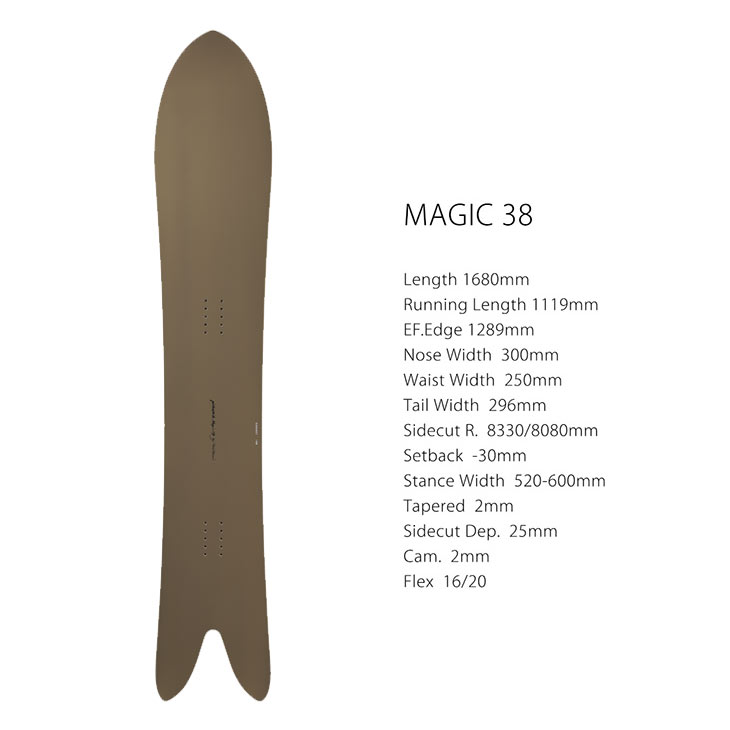 GENTEMSTICK ゲンテンスティック 26-27 MAGIC38 マジック38 2026-2027 スノーボード メンズ |  | 01
