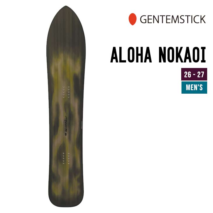 GENTEMSTICK ゲンテンスティック 26-27 ALOHA NOKAOI アロハ ノカオイ 2026-2027 スノーボード メンズ | 