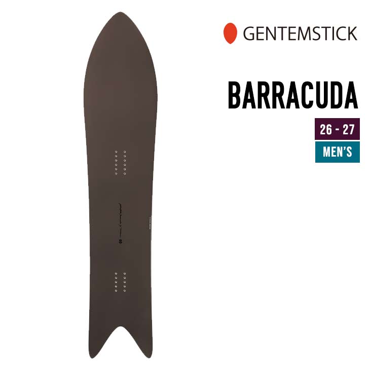 GENTEMSTICK �Q���e���X�e�B�b�N 26-27 BARRACUDA �o���N�[�_ 2026-2027 �X�m�[�{�[�h �����Y