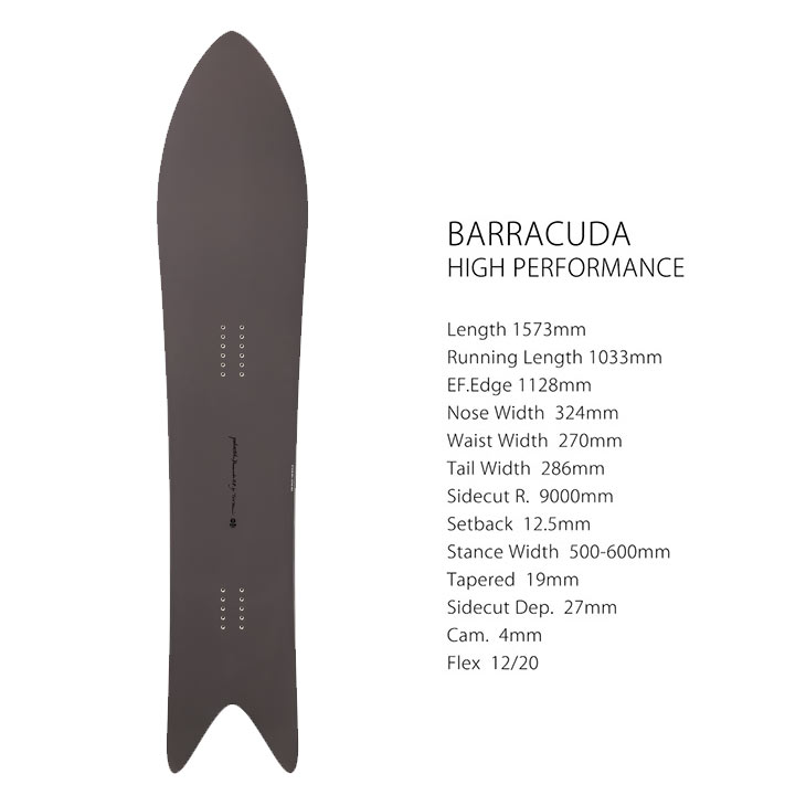 GENTEMSTICK ゲンテンスティック 26-27 BARRACUDA HP バラクーダ ハイパフォーマンス 2026-2027 スノーボード メンズ_1