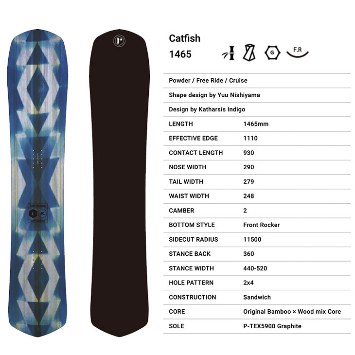 OUTFLOW アウトフロー 26-27 Life Riddim CATFISH 1465 スノーボード_1
