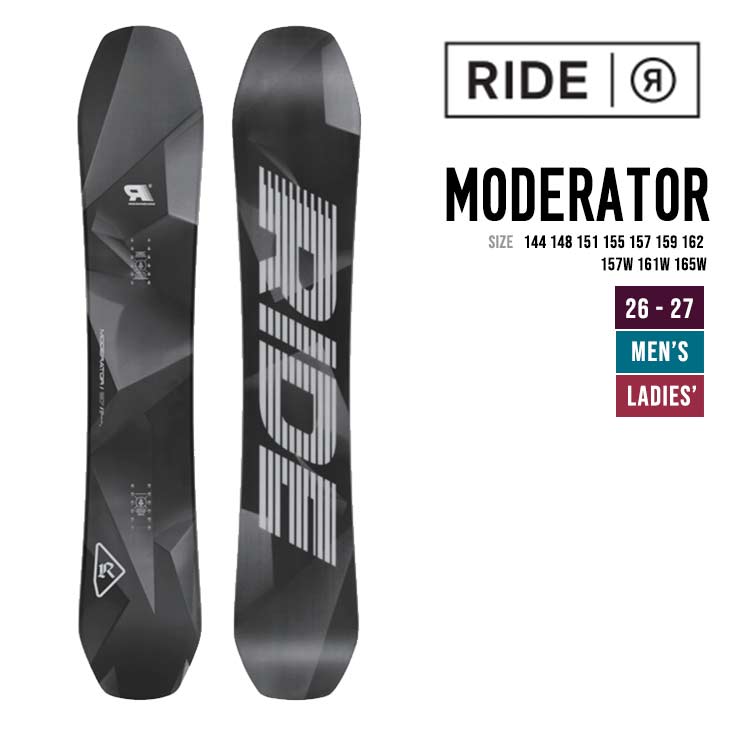 RIDE ���C�h 26-27  MODERATOR ���f���[�^�[ �X�m�[�{�[�h