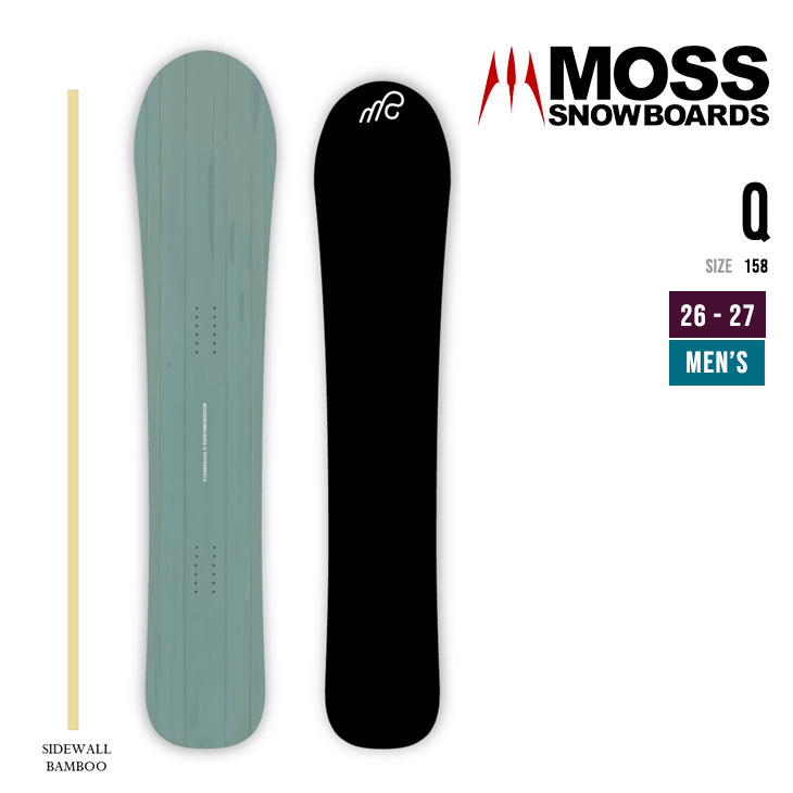 MOSS SNOWBOARD ���X 26-27 Q �L���[ �X�m�[�{�[�h �p�E�_�[ �t���[����2026 2027