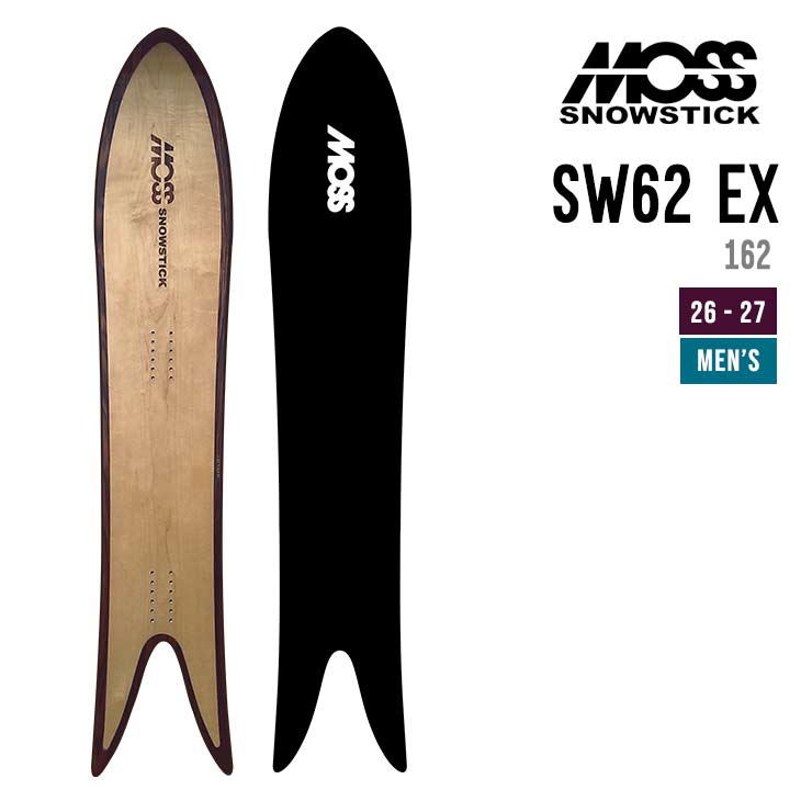 MOSS SNOWSTICK ���X�X�m�[�X�e�B�b�N 26-27 SW 62 EX �X�m�[�{�[�h �G�X�_�u�����[ �C�[�G�b�N�X