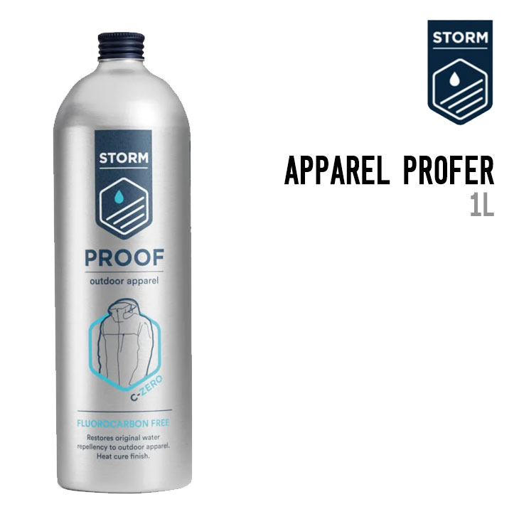 STORM ストーム アパレルプルファー アウトドア 洗剤 ゴアテックス ウェア 撥水剤1L