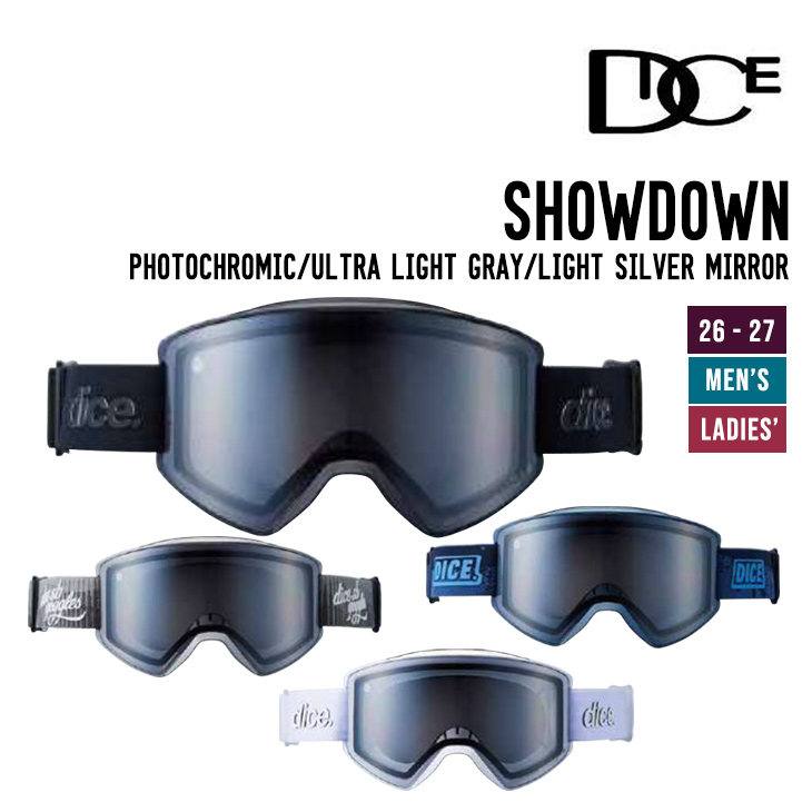 DICE ダイス SHOWDOWN ショーダウン ゴーグル DICE ダイス 26-27 SHOWDOWN ショーダウン スノーボード ゴーグル