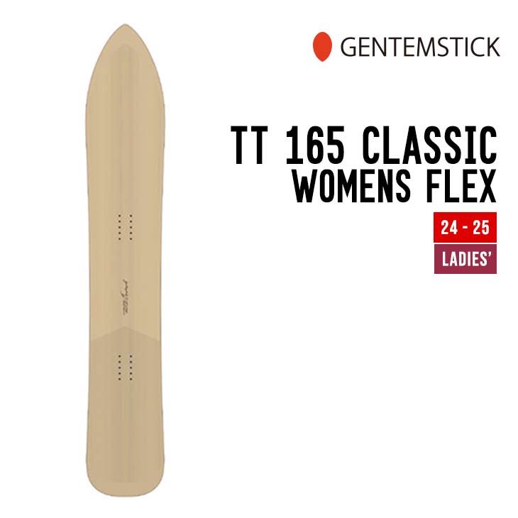 GENTEMSTICK ゲンテンスティック 23-24 TT 165 CLASSIC WOMEN'S FLEX