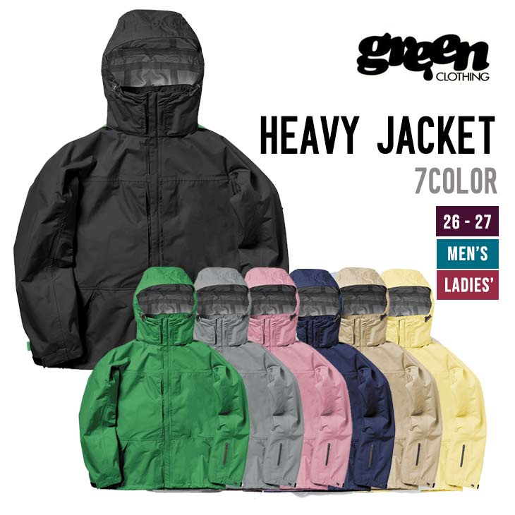 greenclothing heavy jacket 複数おまけあり green（グリーン） 【SALE20%/正規販売店】2025-26 green clothing