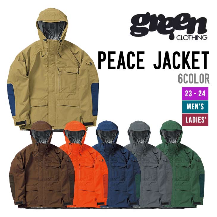 GREEN CLOTHING グリーンクロージング 23-24 PEACE JACKET