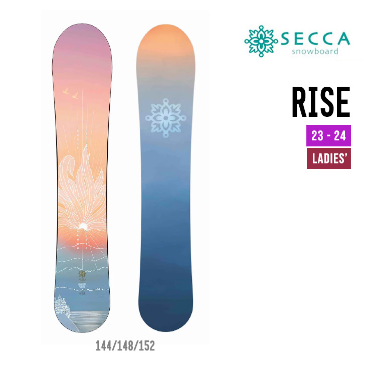 SECCA セッカ 23-24 RISE ライズ 2023-2024 レディース スノボ スノーボード : rise : SIDECAR - 通販 -  Yahoo!ショッピング