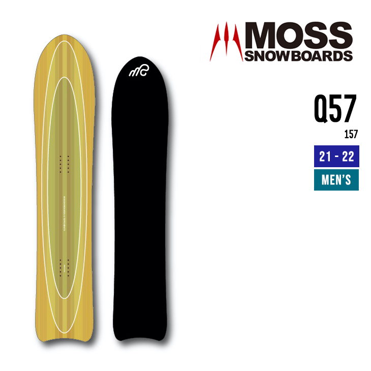 MOSS モス 21-22 Q57 キュウゴーナナ [特典多数] スノーボード :0146249-1:SIDECAR - 通販 -  Yahoo!ショッピング