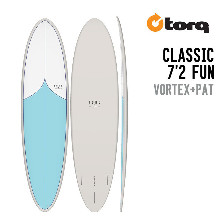 TORQ SURFBOARDS トルク サーフボード CLASSIC 7'2 FUN クラシック ファン サーフィン : 0147263-1 :  SIDECAR - 通販 - Yahoo!ショッピング