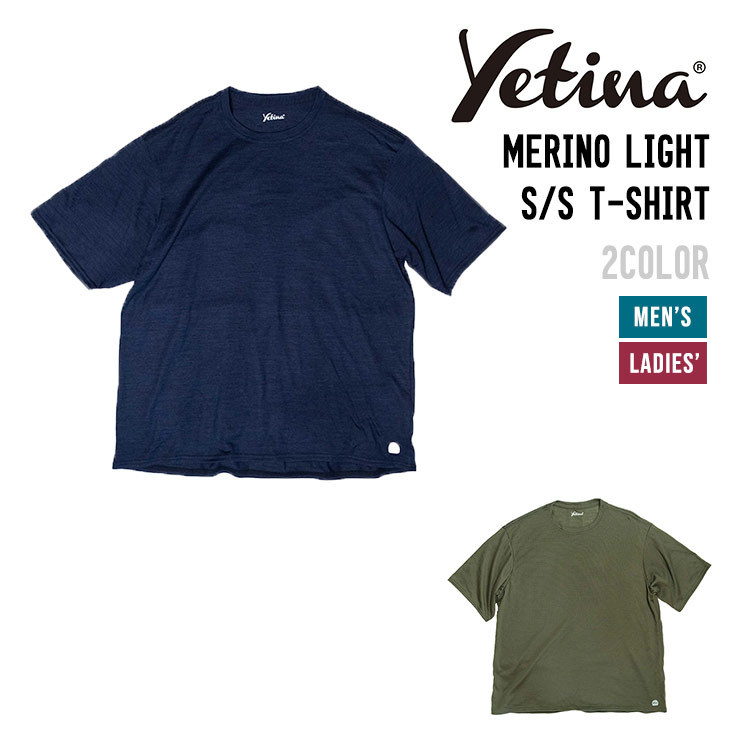 YETINA イエティナ MERINO LIGHT S/S T-SHIRT メリノ ライト ショート 