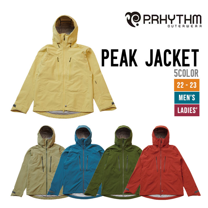 P.RHYTHM プリズム 22-23 PEAK JACKET ピーク ジャケット [予約特典