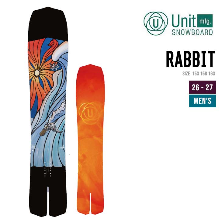 UNIT ユニット 26-27 RABBIT ラビット スノーボード : SIDECAR - 通販