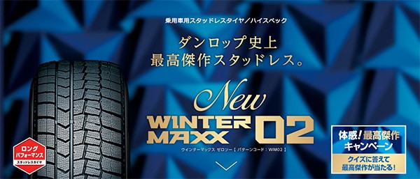 2022年製 ダンロップ WINTER MAXX 02 （WM02）ウインターマックス 205