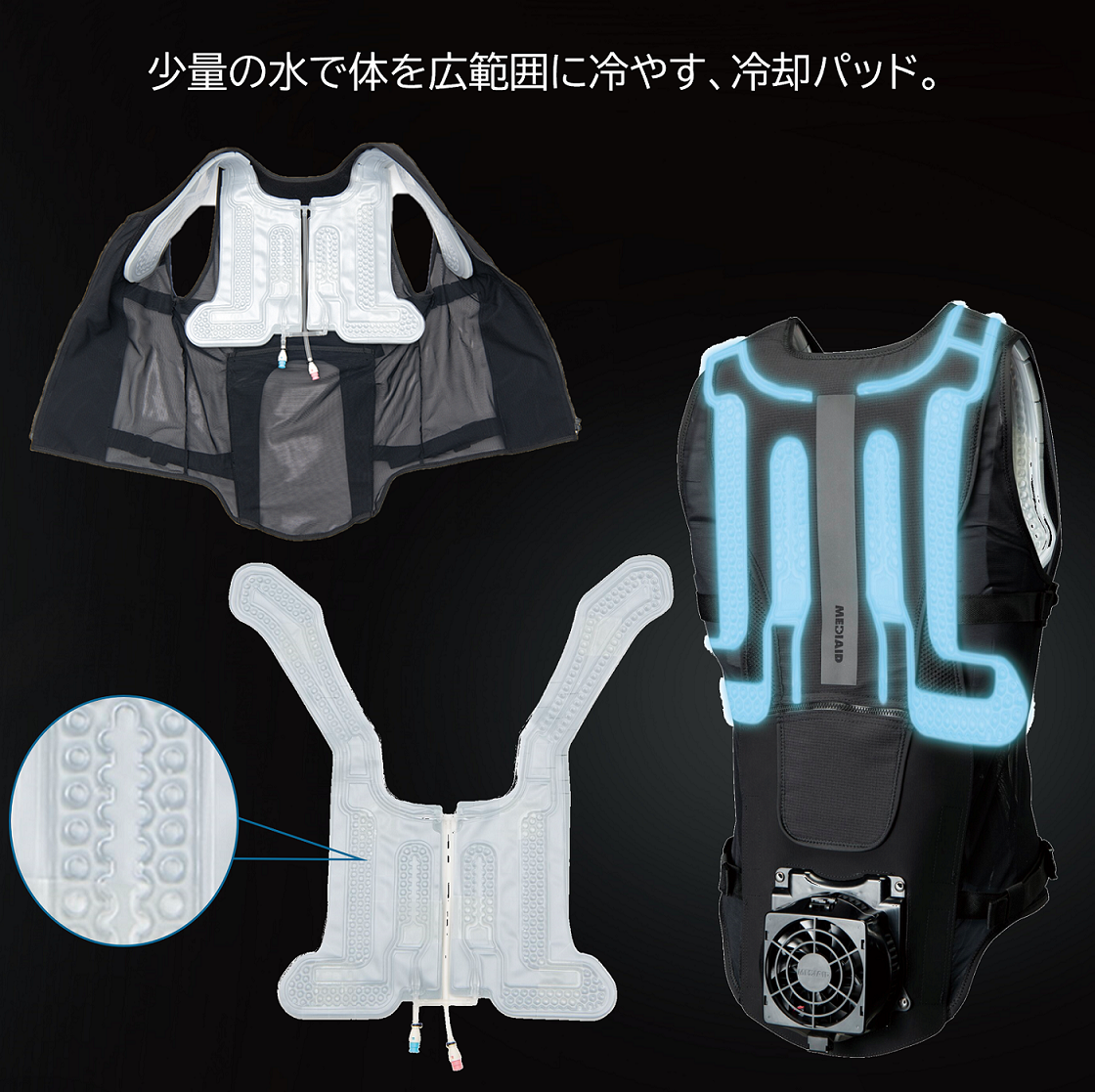 MEDIAID 6/19~21 限定 10%OFF！冷却ベスト ペルチェベスト 医療