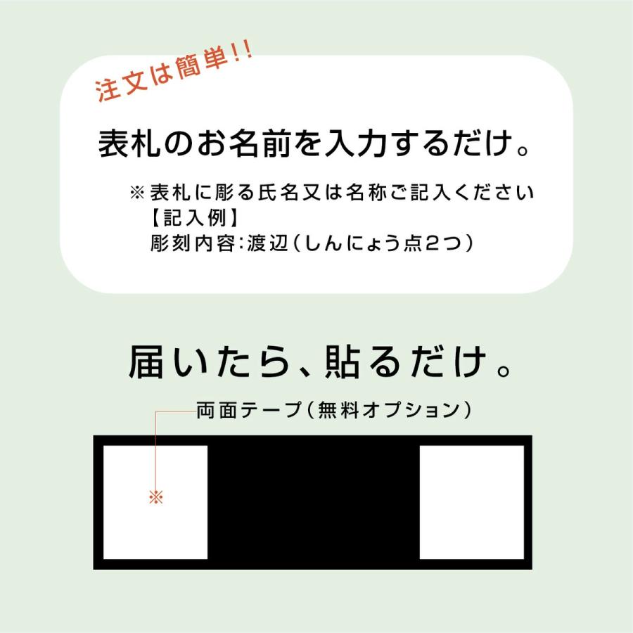表札 ステンレス調カラー【大量注文承ります】銀ヘアライン アクリル二層版 ミニプレート ポストやロッカーに最適 シンプル 小さい 3サイズ均一価格 関連画像2