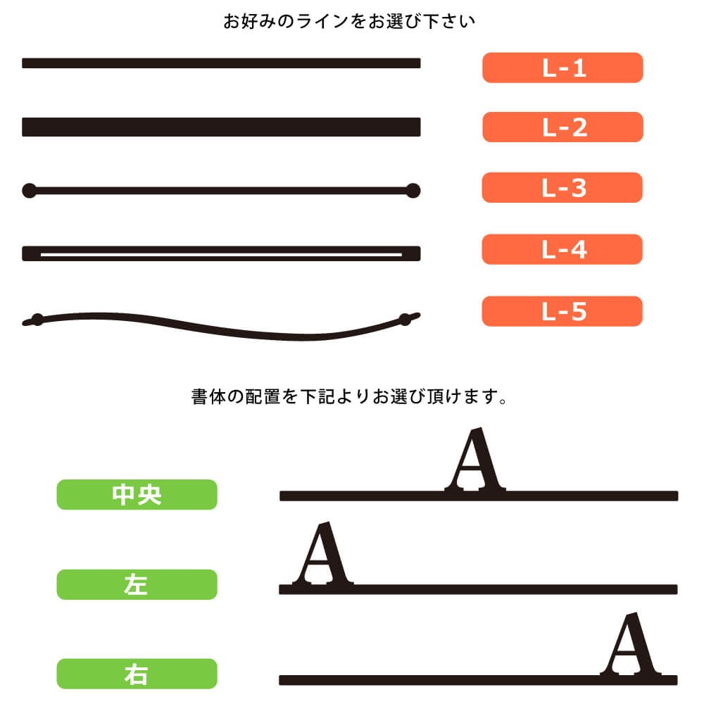 表札 切文字 おしゃれ 「MiBAE The Line」ステンレス シンプル デザイン ライン｜signdepo｜10