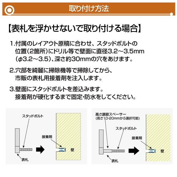 ステンレス銘板