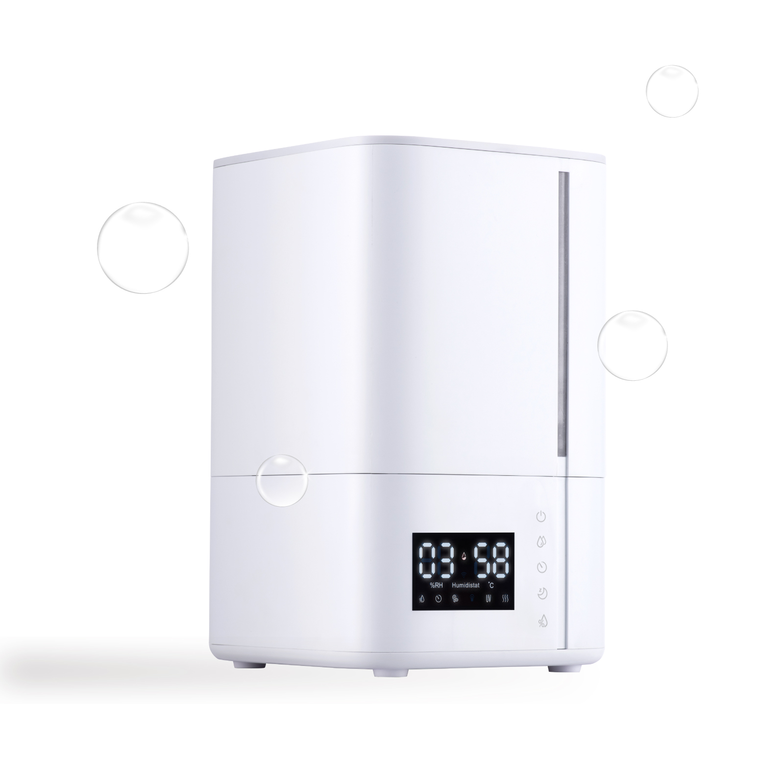 大容量5Lの加湿器 マイナスイオン付き 3段階加湿量調節機能あり マイナスイオン搭載 大容量5Lの加湿器 3段階加湿量調節