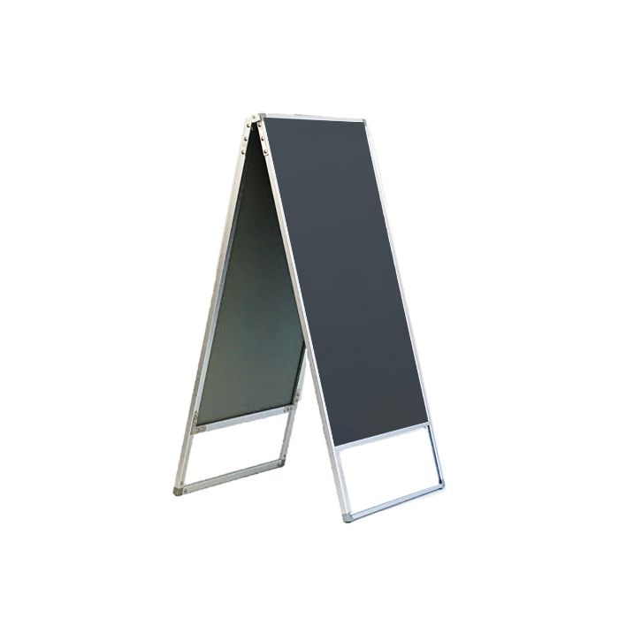 LA アルミフレームブラックボード450X900mm 両面 シルバーorブラック