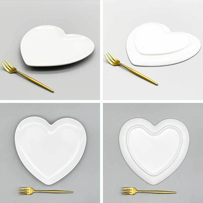 sweet heart17cm 日本製 美濃焼 陶器 洋食器 白い食器 ポーセリン