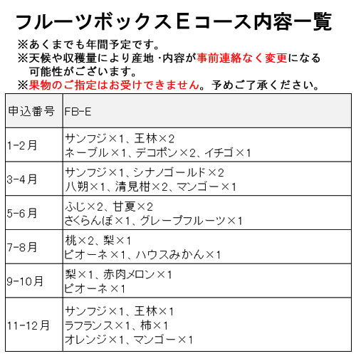 果物 ギフト おしゃれ 詰め合わせ お礼 誕生日 産地直送 野菜ソムリエ厳選！旬を満喫 季節のフルーツボックス Eコース(FB-E)｜sikitari｜09