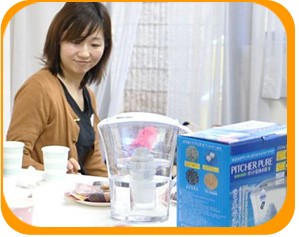 ポット型浄水器ピッチャーピュア専用 交換カートリッジ （2個入り
