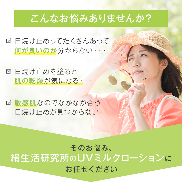 絹生活研究所 Silk Life Lab UVミルクローション