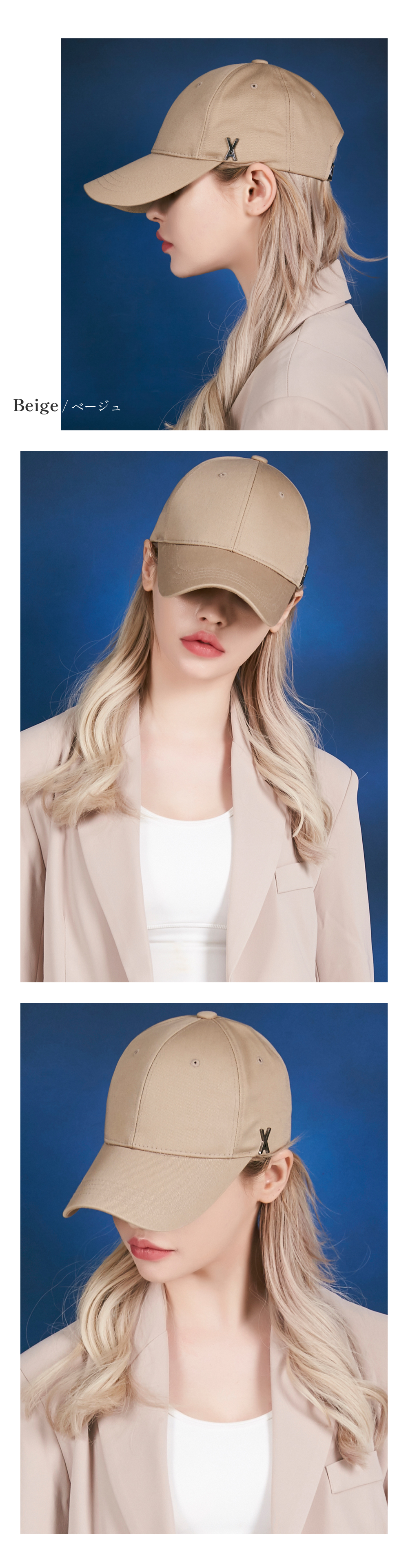 VARZAR キャップ ベージュ