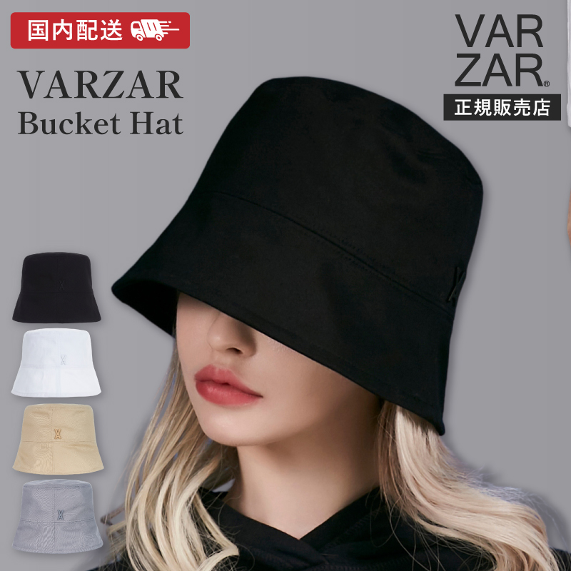 VARZAR（バザール） 【正規販売店】 バケットハット バケハ 深め ロゴ