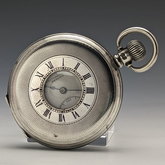 1900年頃 英国アンティーク 純銀製アルバートチェーン 56g 純銀