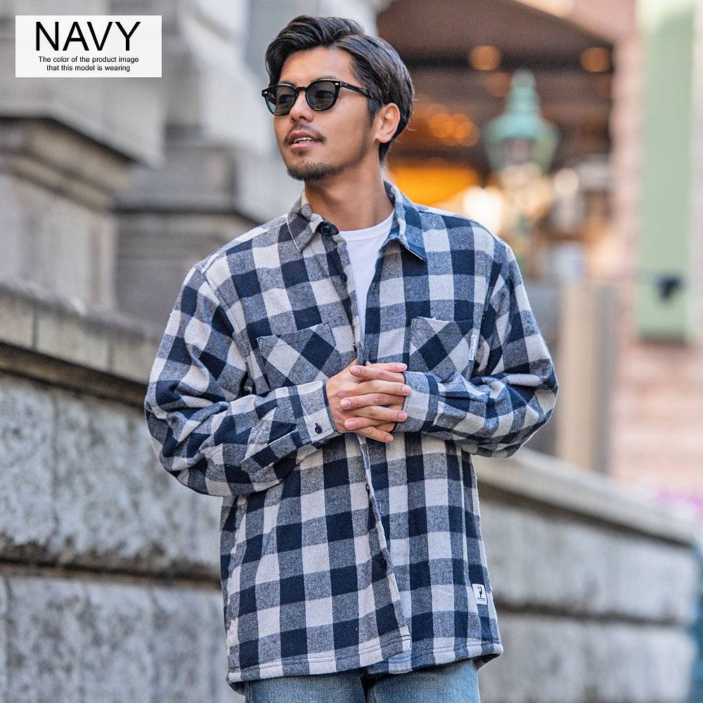 SILVER BULLET（シルバーバレット） ネルシャツ メンズ 厚手 裏ボア