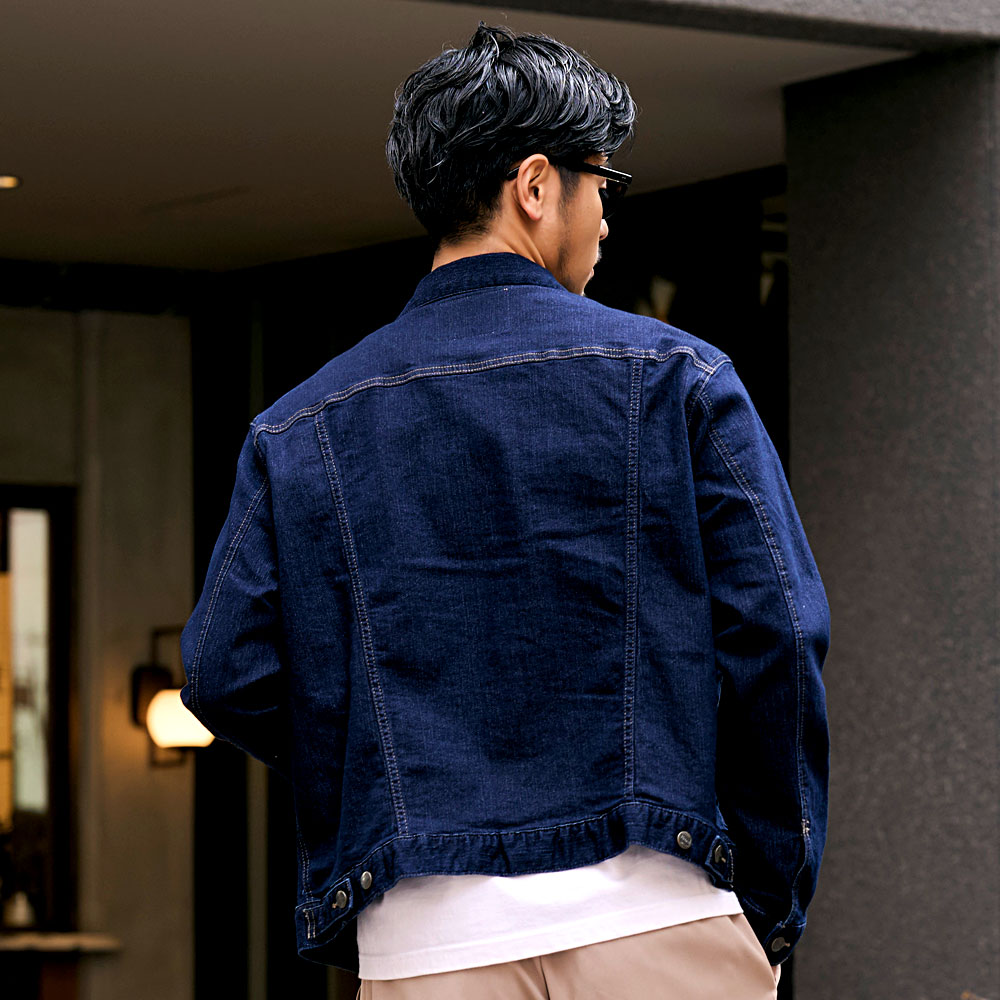 Hanes（ヘインズ） デニムジャケット メンズ Gジャン 伸縮 大きい