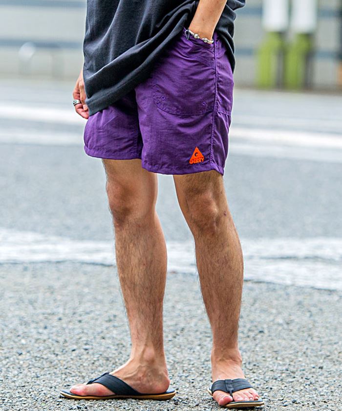 水陸両用 ハーフパンツ メンズ GERRY ジェリー ブランド 接触冷感 ドライ 速乾 UVカット 短パン 膝上 ナイロン アウトドア 春 夏 (郵) | GERRY | 11