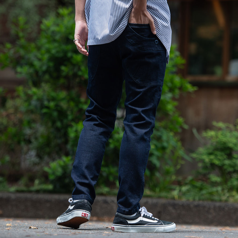 クライミングパンツ GERRY メンズ チノ デニム スキニー ストレッチ 細身 スリム タイト 黒 夏 | GERRY | 23