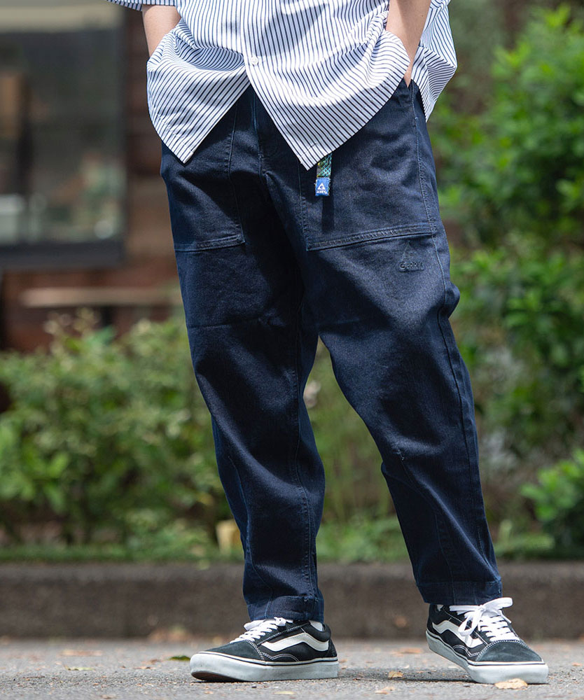 【yuii】sillyグラニー、BOBOデニム セール】《UNISEX》カーブデニム（デニムパンツ）｜PBLIM