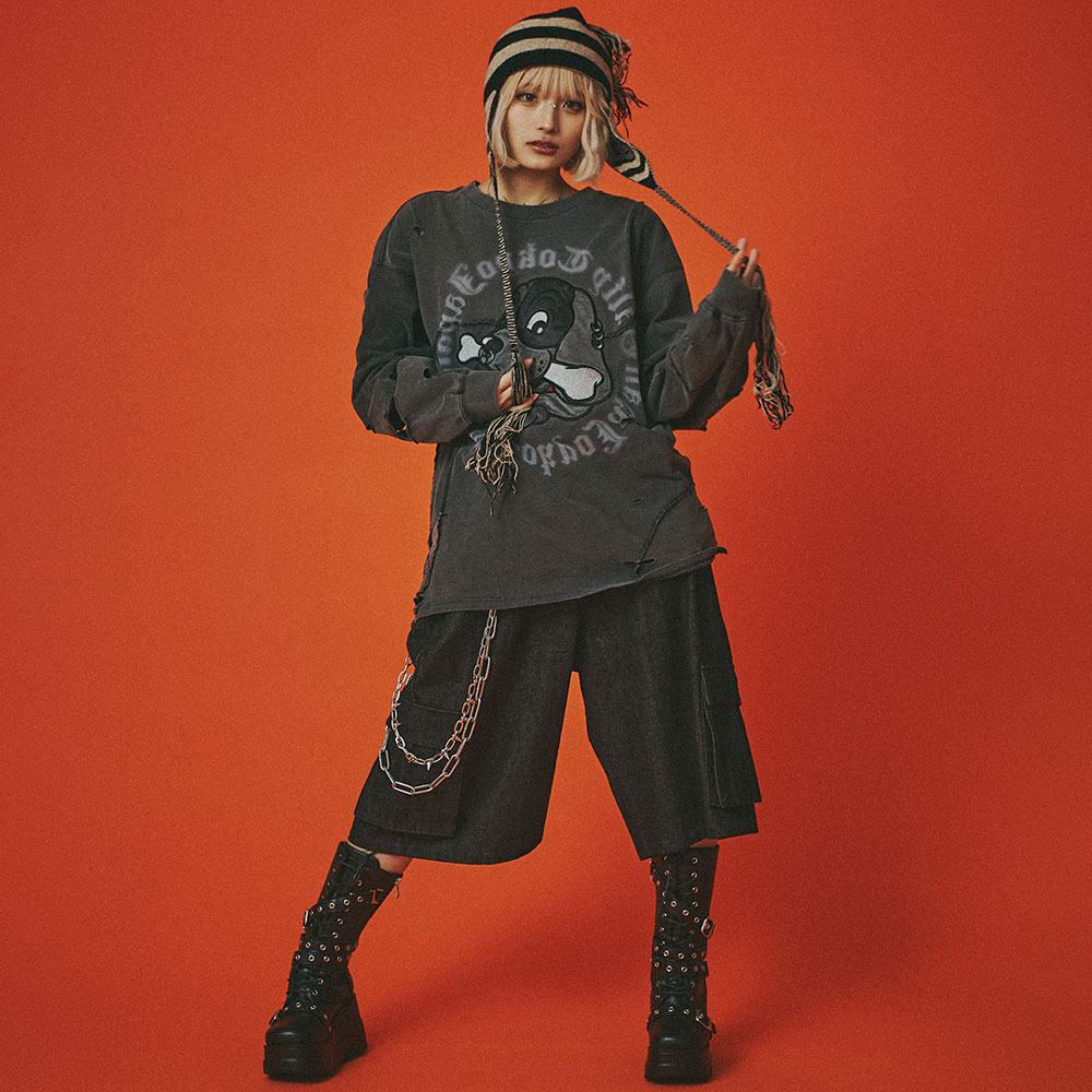 楽天市場】新作 ガルフィー ロングTシャツ 二丁拳銃 ロンT