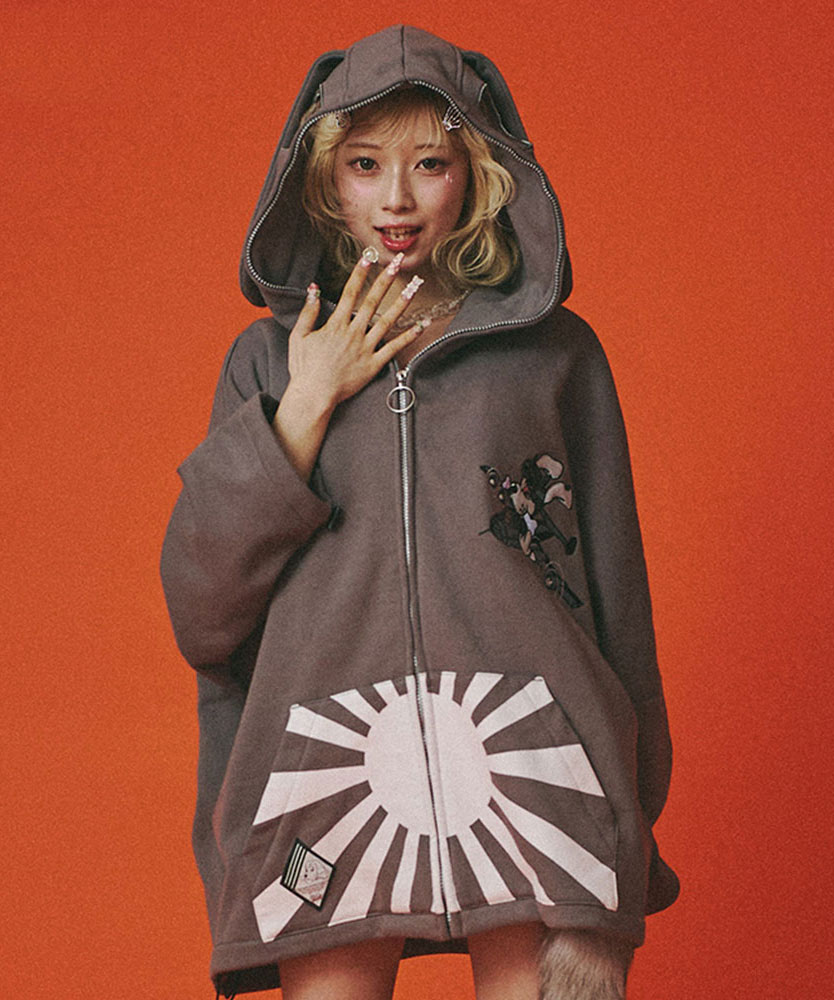 GALFY ガルフィー パーカー メンズ レディース 長袖 フルジップ