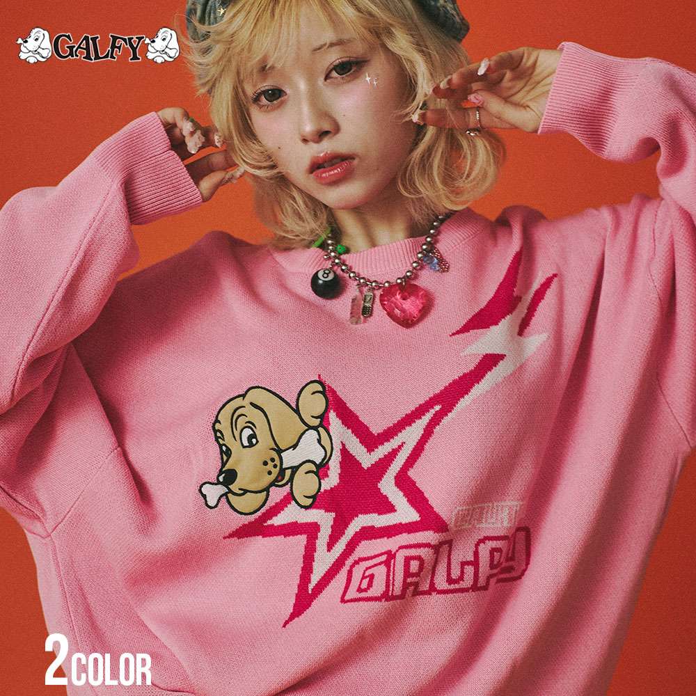 GALFY（ガルフィー） ニット セーター メンズ レディース 長袖 大きい 