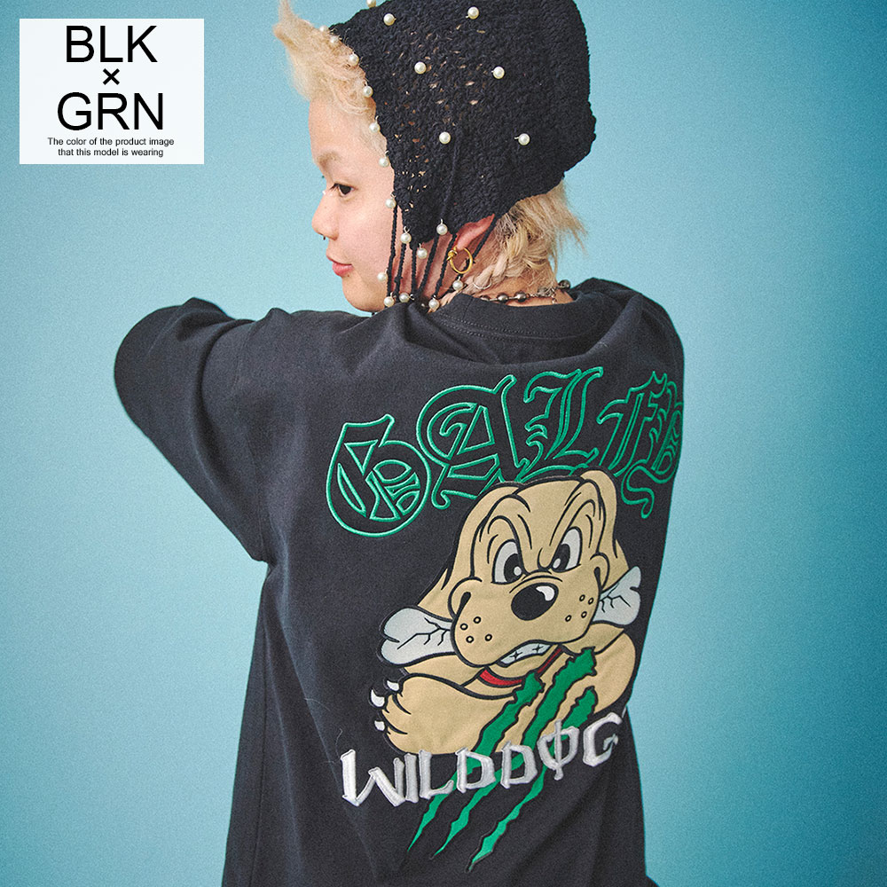 GALFY（ガルフィー） Tシャツ 半袖 メンズ ブランド 刺繍 ロゴ いぬ