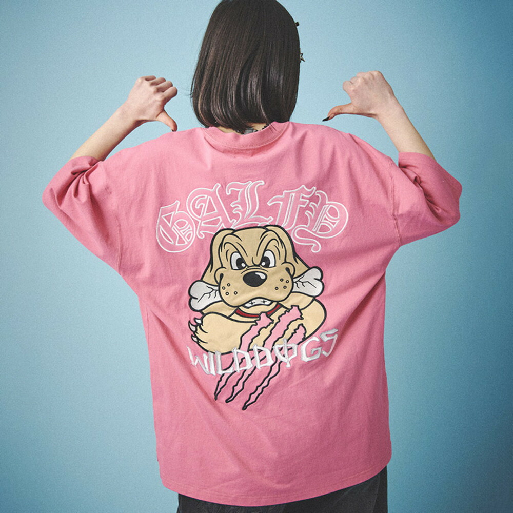 GALFY（ガルフィー） Tシャツ 半袖 メンズ ブランド 刺繍 ロゴ いぬ